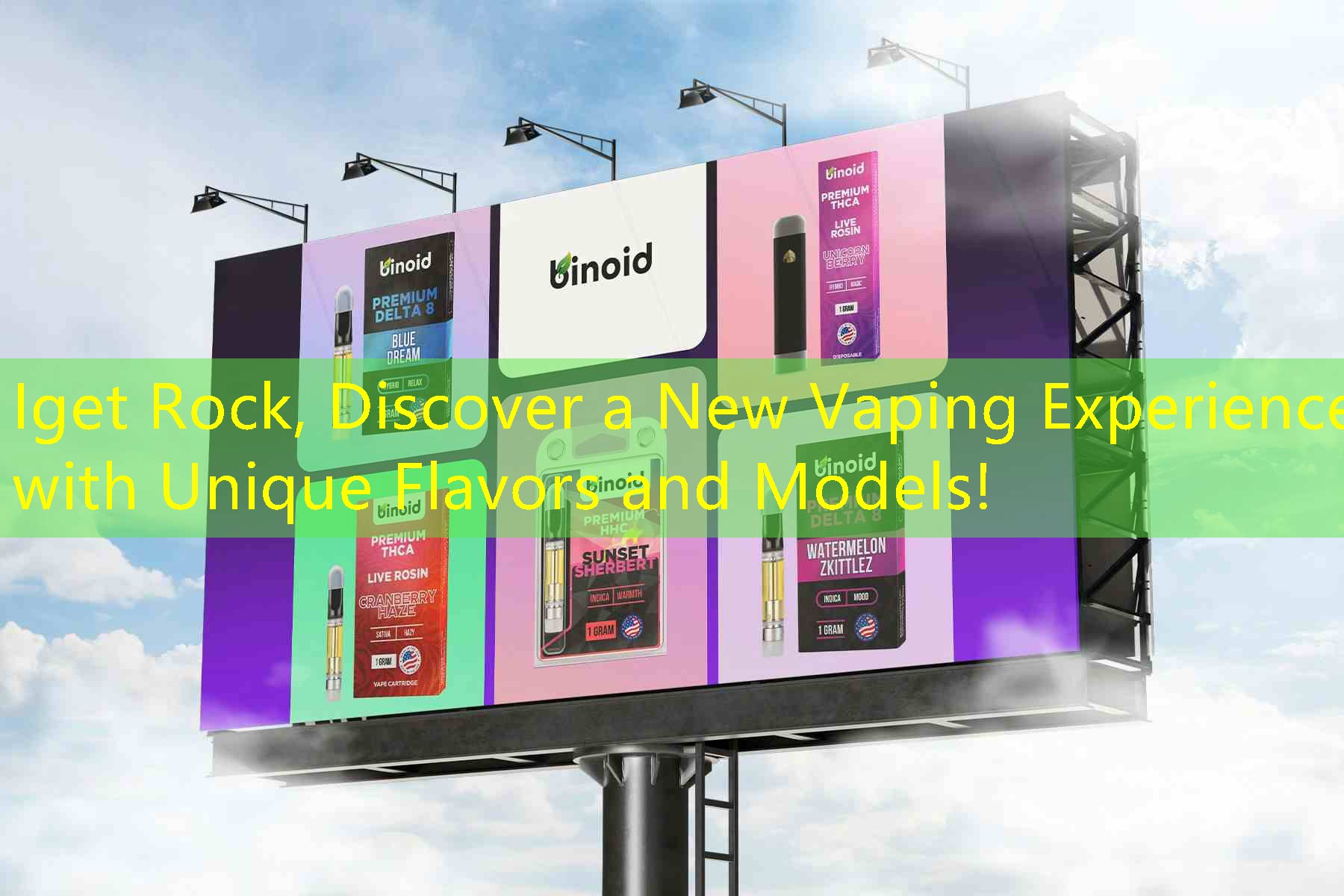 Iget Rock, Discover a New Vaping Experience with Unique Flavors and Models!