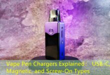Vape Pen Chargers Explained: USB-C, Magnetic, and Screw-On Types-Vape