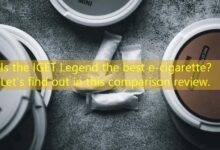 Is the IGET Legend the best e-cigarette? Let's find out in this comparison review.-Vape