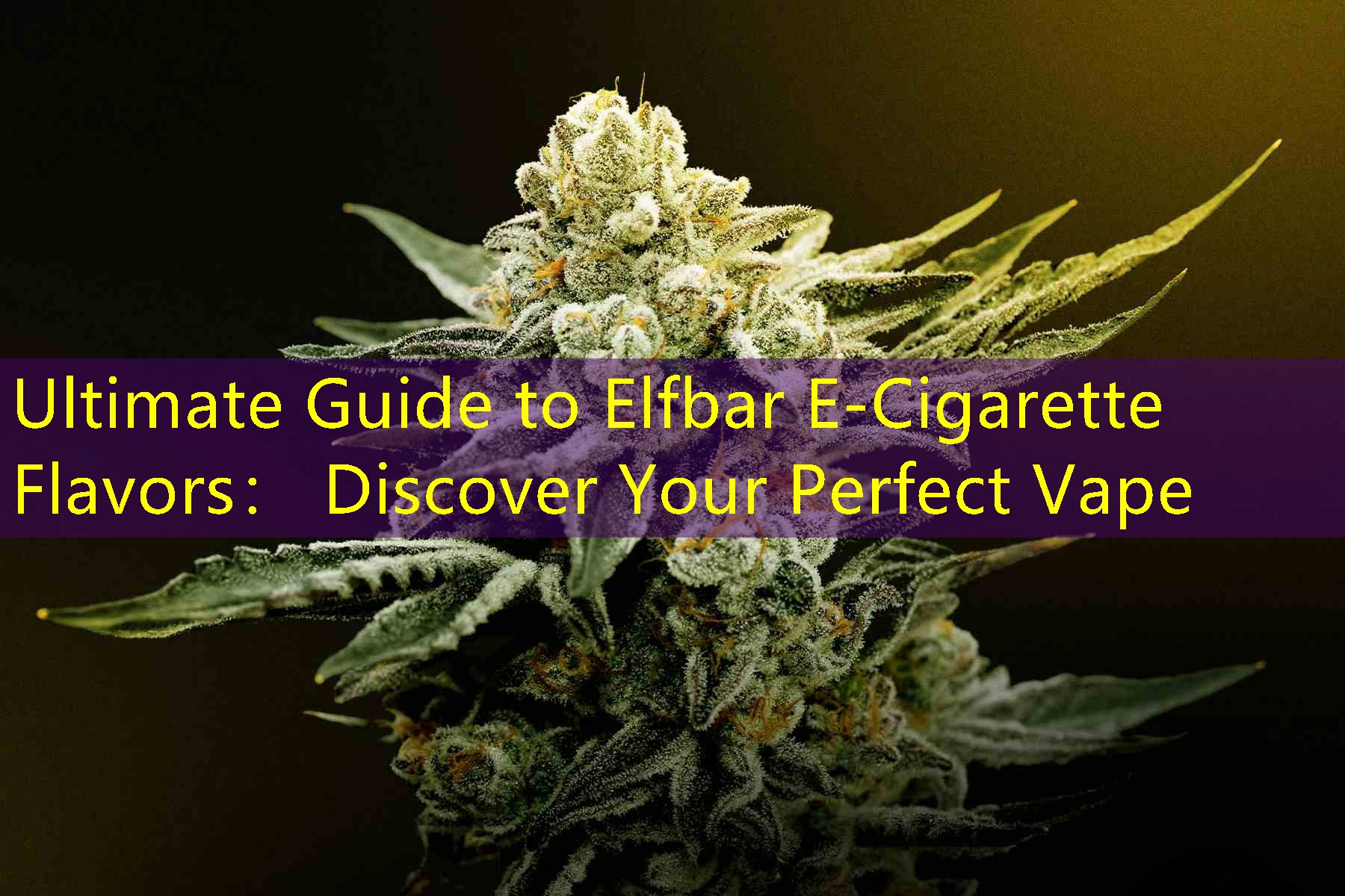 Ultimate Guide to Elfbar E-Cigarette Flavors： Discover Your Perfect Vape