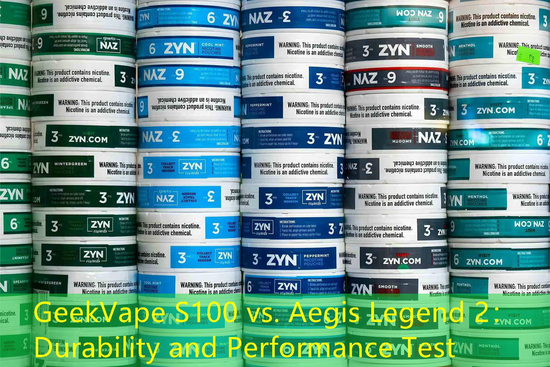 GeekVape S100 vs. Aegis Legend 2： Durability and Performance Test
