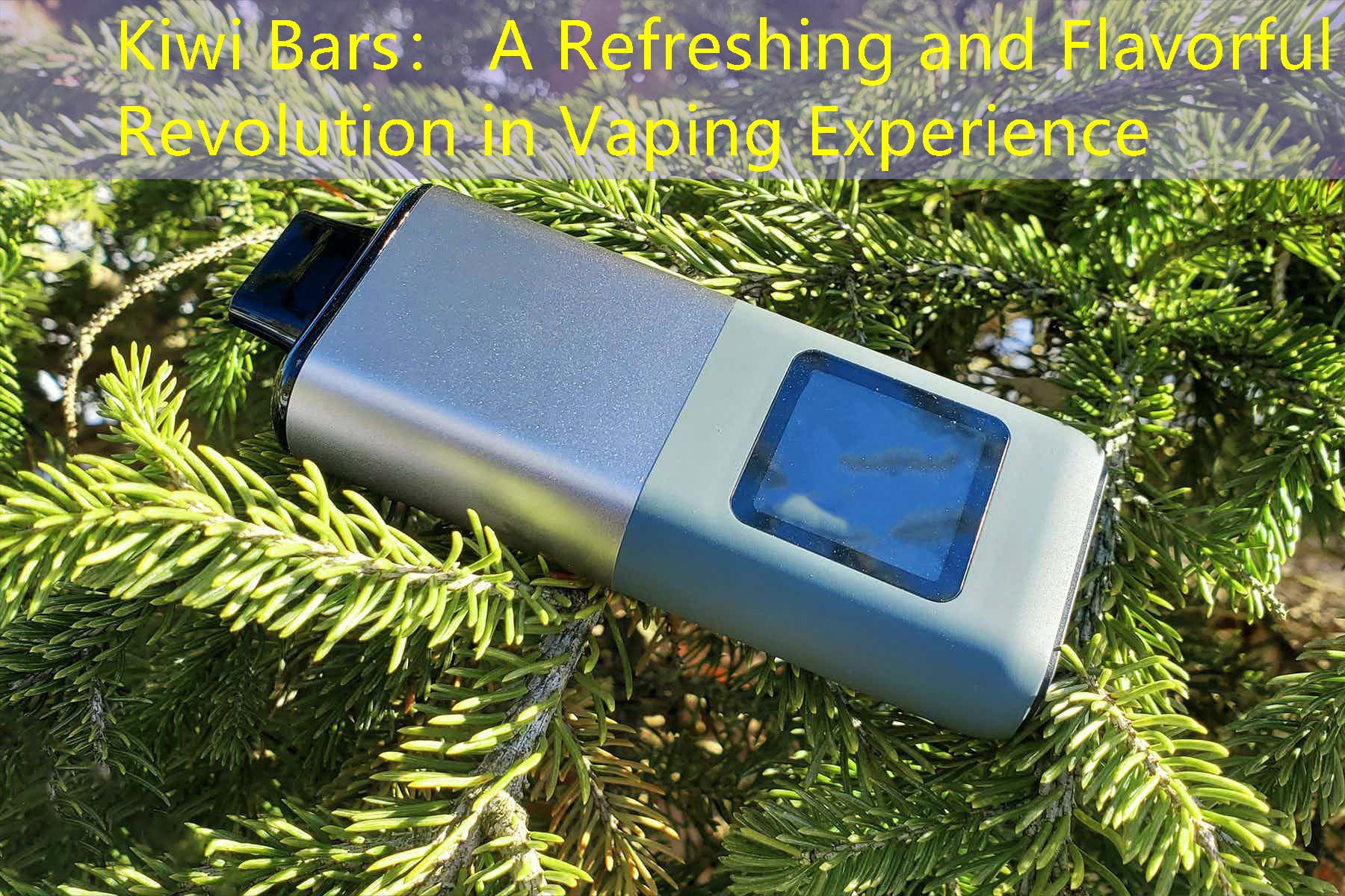 Kiwi Bars： A Refreshing and Flavorful Revolution in Vaping Experience